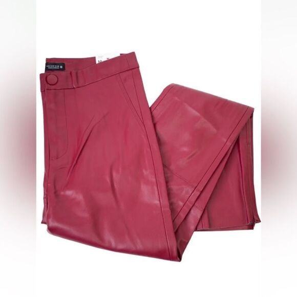 Zara Red Faux Leather Hi-rise
Legging(Size Medium) - Picture 7 of 10